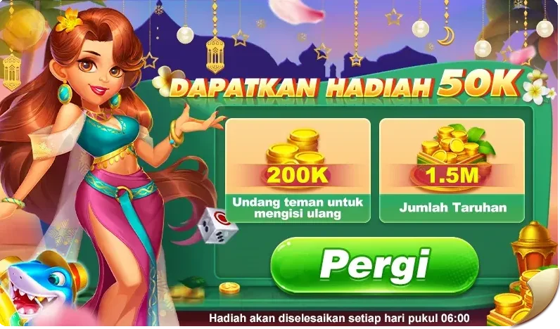 Dapatkan Hadiah 50K - Undang Teman & Jumlah Taruhan